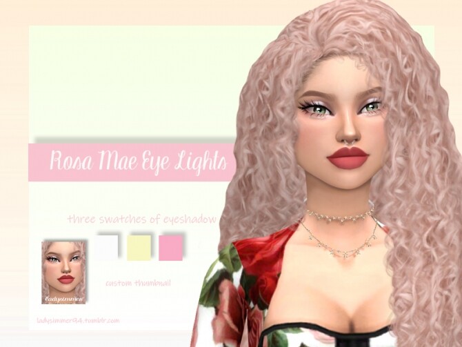 Sims 4 Rosa Mae Eye Lights by LadySimmer94 at TSR