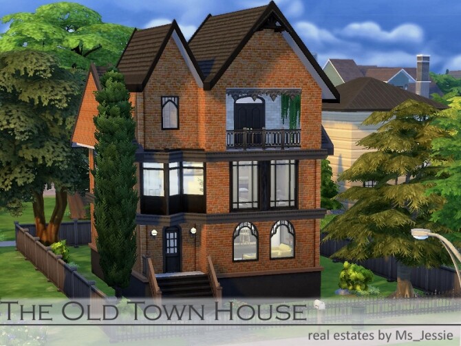 Sims 4 The Old Town House by Ms Jessie at TSR