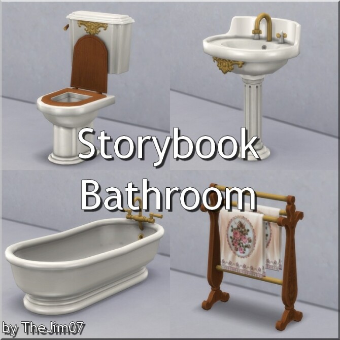 Sims 4 Storybook Bathroom by TheJim07 at Mod The Sims