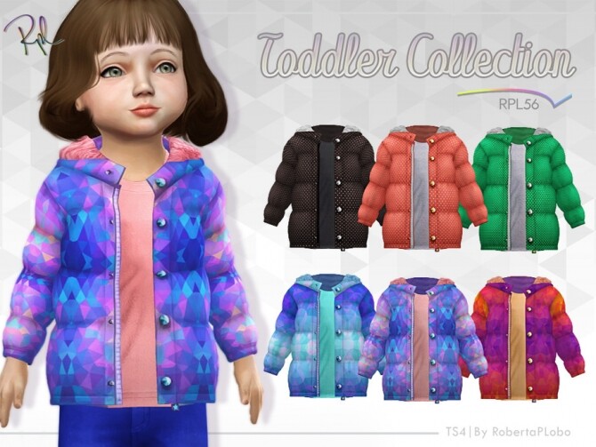 Sims 4 TODDLER Jacket Collection RPL56 by RobertaPLobo at TSR