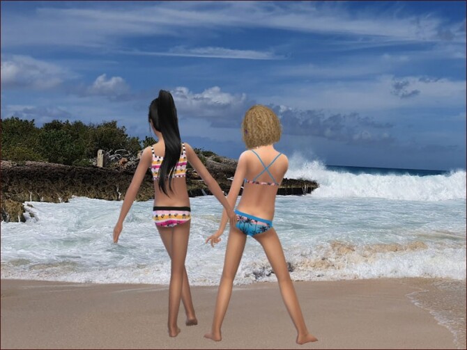 Sims 4 6 swimsuits for girls by Mabra at Arte Della Vita