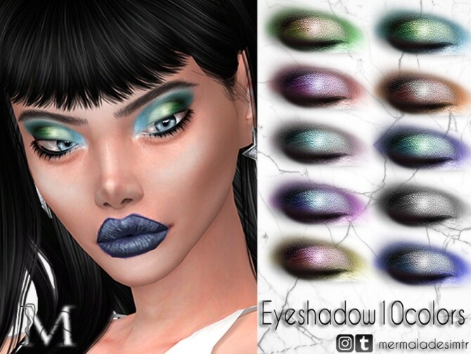 Sims 4 Eyeshadow MM10 by mermaladesimtr at TSR