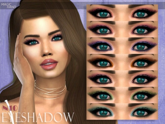Sims 4 Eyeshadow N10 by MagicHand at TSR