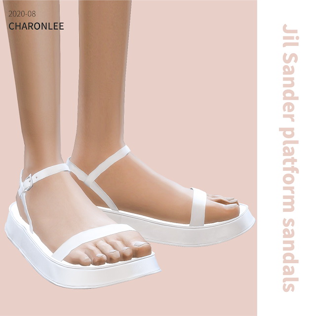 Sims 4 Platform sandals at Charonlee