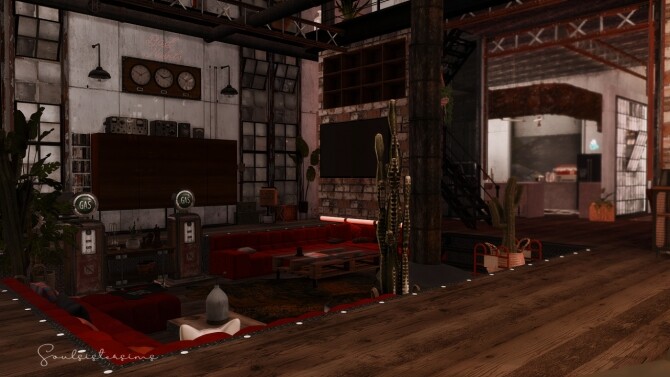Sims 4 Secret Develey Old Factory at SoulSisterSims