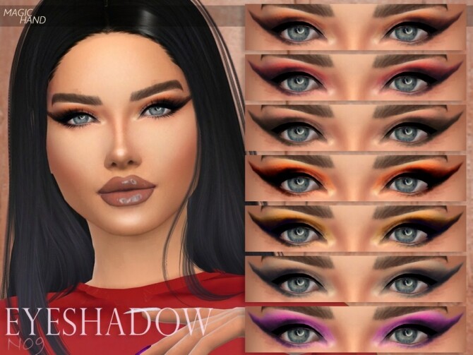 Sims 4 Eyeshadow N09 by MagicHand at TSR