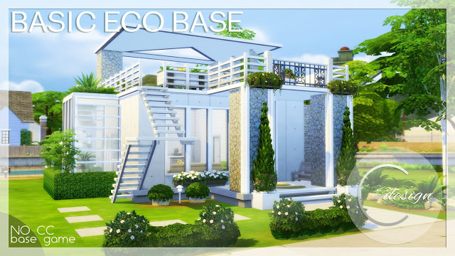 Sims 4 Basic Eco Base at Cross Design