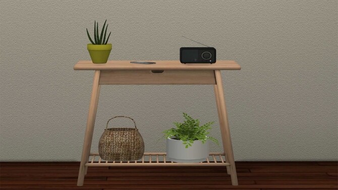 Sims 4 Aalto Hallway Console at Sunkissedlilacs