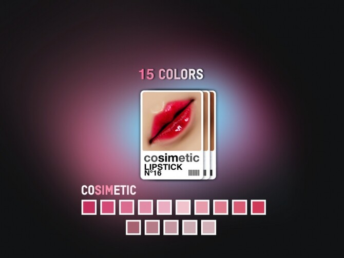 Sims 4 Lipstick N16 by cosimetic at TSR