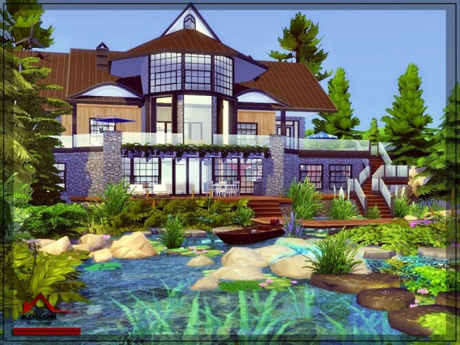 Sims 4 KORON house by marychabb at TSR