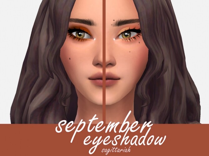 Sims 4 September Eyeshadow by Sagittariah at TSR