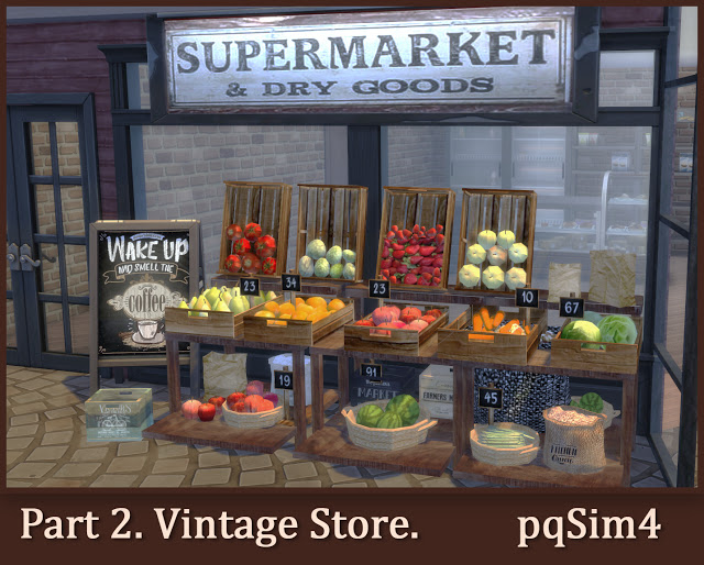 Sims 4 Vintage Store Part 2 at pqSims4