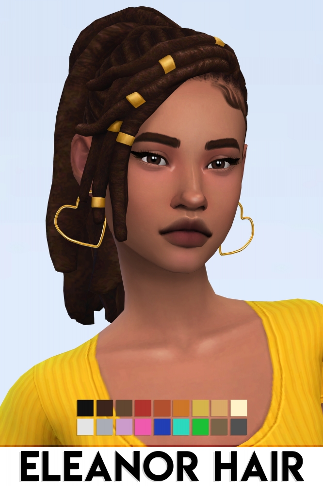 ELEANOR HAIR at Vikai » Sims 4 Updates