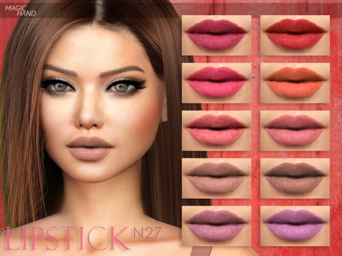 Sims 4 Lipstick N27 by MagicHand at TSR