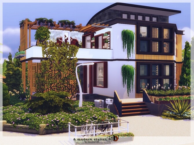 Sims 4 A modern stylist Home by Danuta720 at TSR