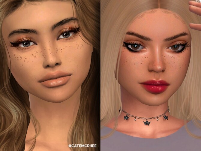 Sims 4 FR 04 Allies Freckles by catemcphee at TSR