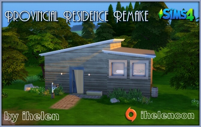 Sims 4 Provincial Residence Remake at ihelensims