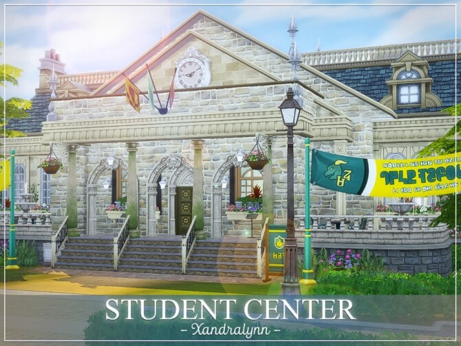 Sims 4 Student Center by Xandralynn at TSR