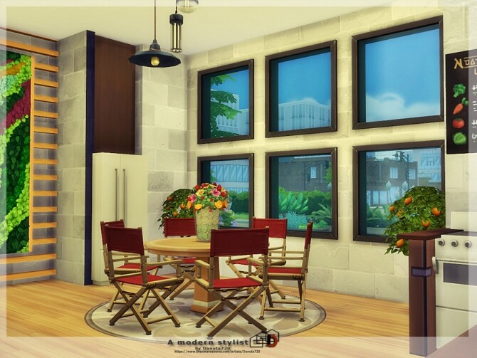 Sims 4 A modern stylist Home by Danuta720 at TSR