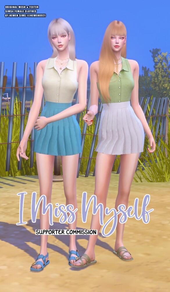 Sims 4 I Miss Myself collection at NEWEN
