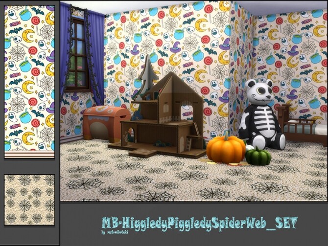 Sims 4 MB Higgledy Piggledy Spider Web SET by matomibotaki at TSR