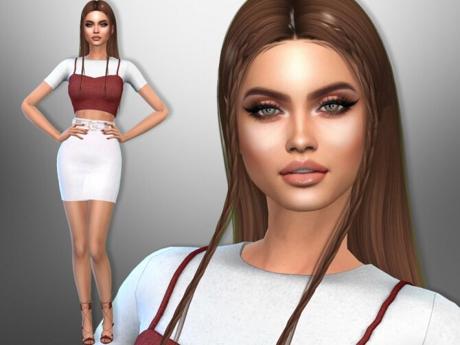 Sims 4 Anna Martin by divaka45 at TSR