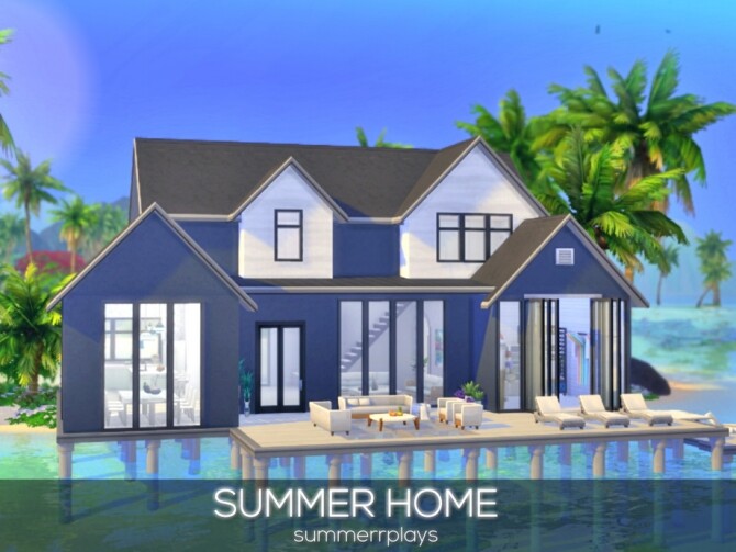Sims 4 Summer Home by Summerr Plays at TSR