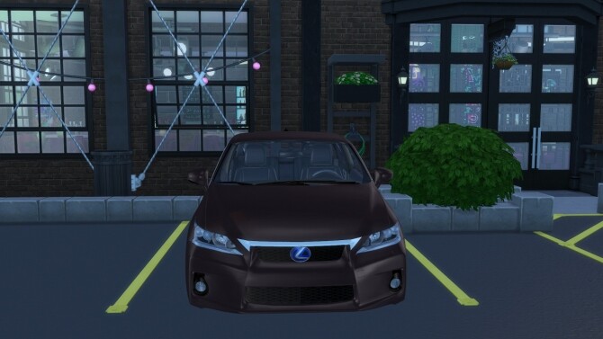 Sims 4 2012 Lexus CT 200h at Modern Crafter CC