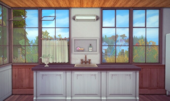 Sims 4 Square Grid Windows at Garden Breeze Sims 4