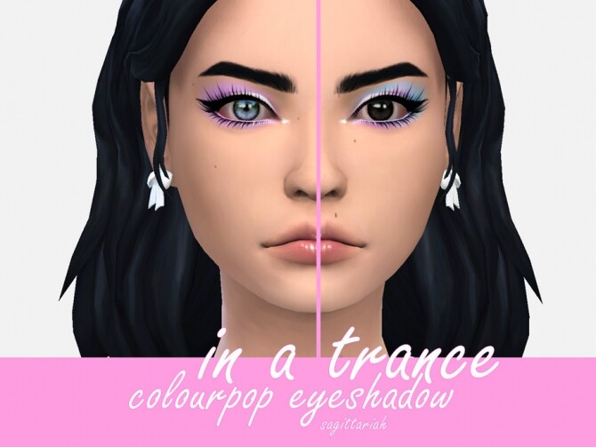 Sims 4 Colourpop In A Trance Eyeshadow by Sagittariah at TSR