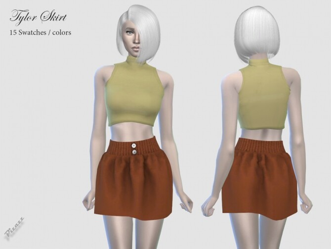 Sims 4 Tylor Skirt by pizazz at TSR