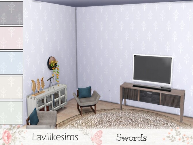 Sims 4 Swords LLS wallpaper by lavilikesims at TSR