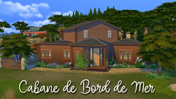 Sims 4 Seashore house at Frenchie Sim