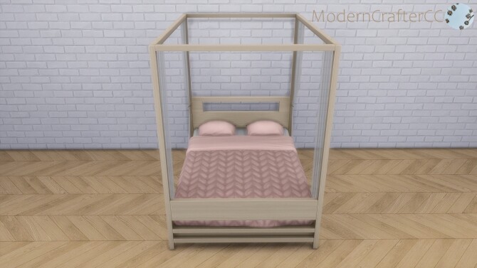 Sims 4 Cobra Cabana Bed Recolour at Modern Crafter CC