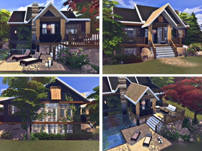 Sims 4 Graham home by Rirann at TSR