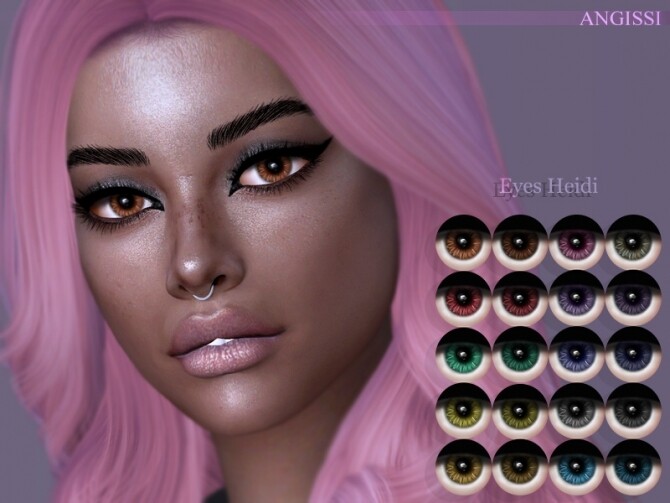 Sims 4 Heidi eyes by ANGISSI at TSR