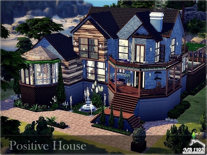 Sims 4 Positive House by nobody1392 at TSR