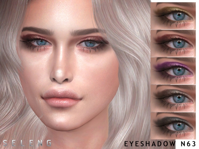 Eyeshadow N63 by Seleng at TSR » Sims 4 Updates