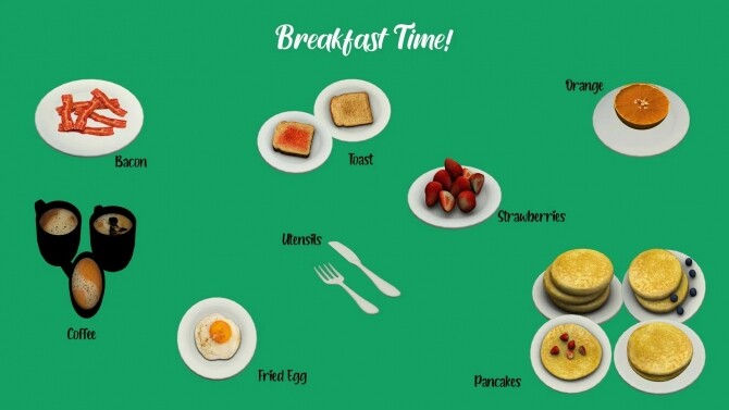 Sims 4 Breakfast Time Set at Sunkissedlilacs