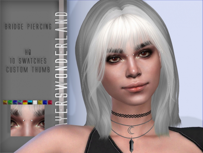 Bridge Piercing by PlayersWonderland at TSR » Sims 4 Updates