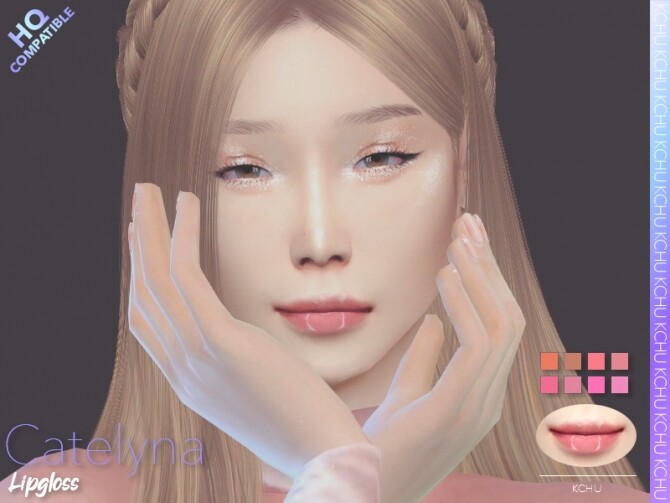 Sims 4 Lipgloss Catelyna AF HQ by Kiminachu at TSR