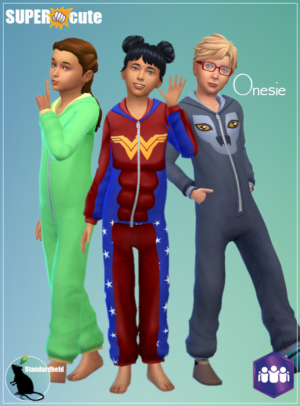 Sims 4 SUPERcute Clothing Set at Standardheld