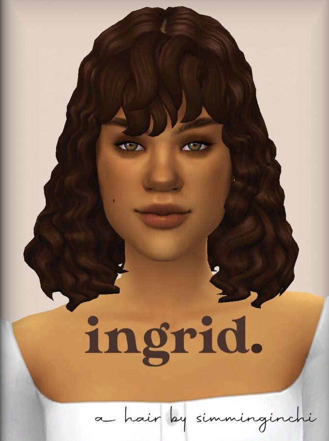 Sims 4 Ingrid hair at Simminginchi