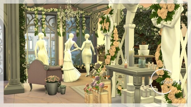 Sims 4 Bridal Shop at Cross Design