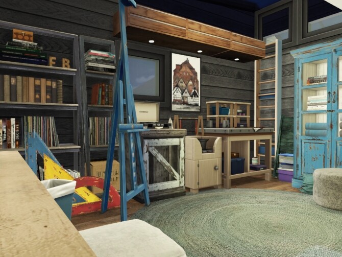 Sims 4 Denim Dreams Rooms by fredbrenny at TSR
