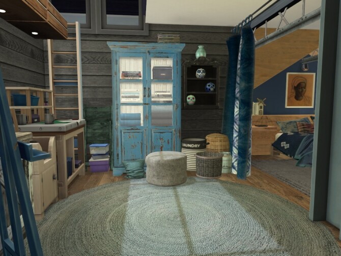 Sims 4 Denim Dreams Rooms by fredbrenny at TSR