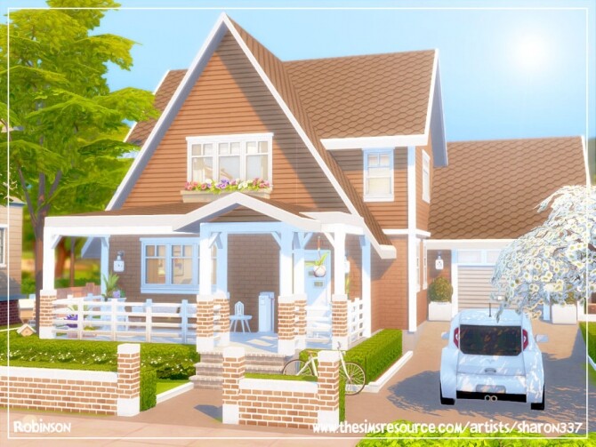 Sims 4 Robinson home by sharon337 at TSR
