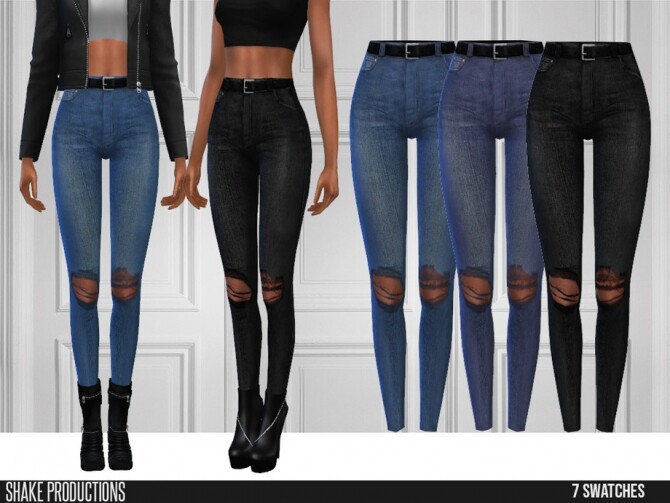 Sims 4 532 Jeans by ShakeProductions at TSR