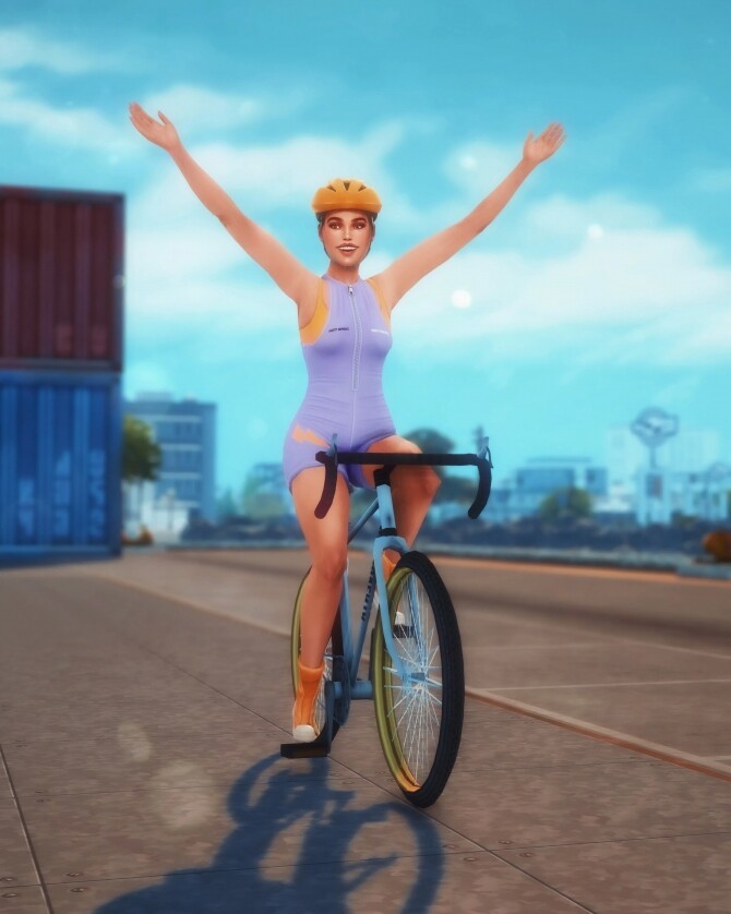 Sims 4 Cycling Pose Pack at Katverse