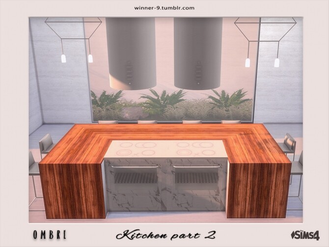 Sims 4 Ombre Kitchen part 2 by Winner9 at TSR